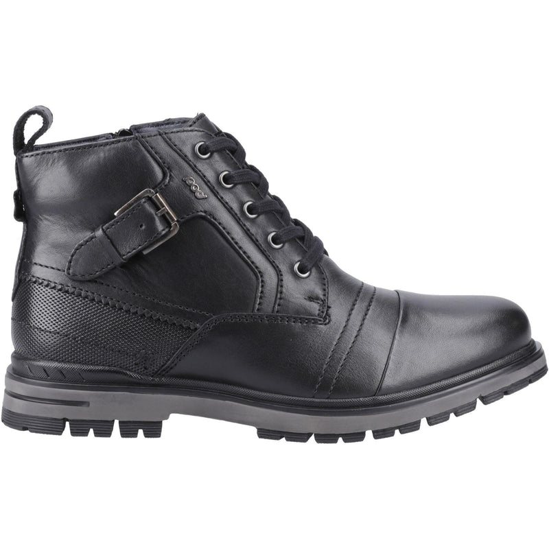 Pod Eros Leather Men's Black Boots