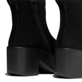 FitFlop Platfforms Heeled Suede Women's Black Ankle Boots