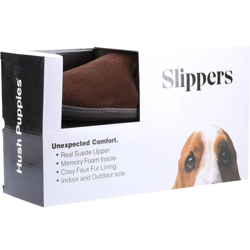 Hush Puppies Arnold Suede Men's Brown Slippers