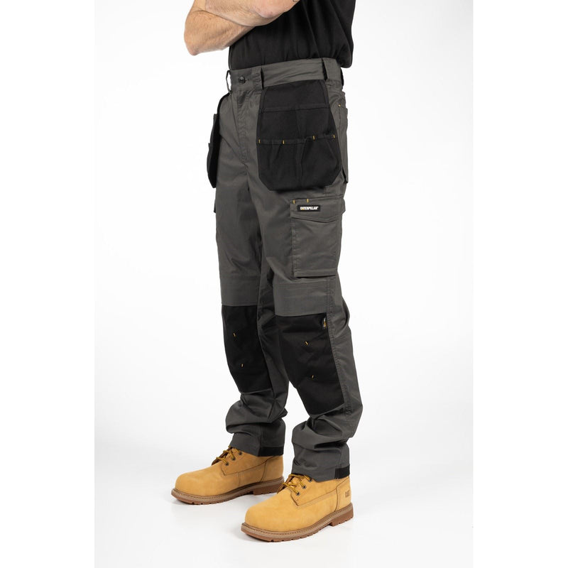 Caterpillar Nexus Holster Stretch Pocket Cotton Men's Grey Outdoor Trousers