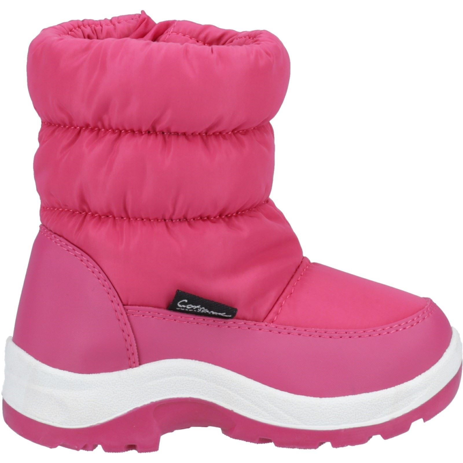 Cotswold Tirely Textile Women's Pink Wellington Boots