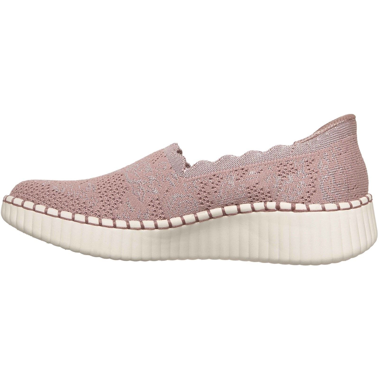 Skechers Wilshire Boulevard Polyester Women's Mauve Sneakers