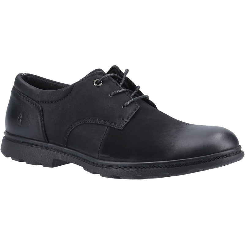 Hush Puppies Trevor Leather Men's Black Lace-Up Shoes