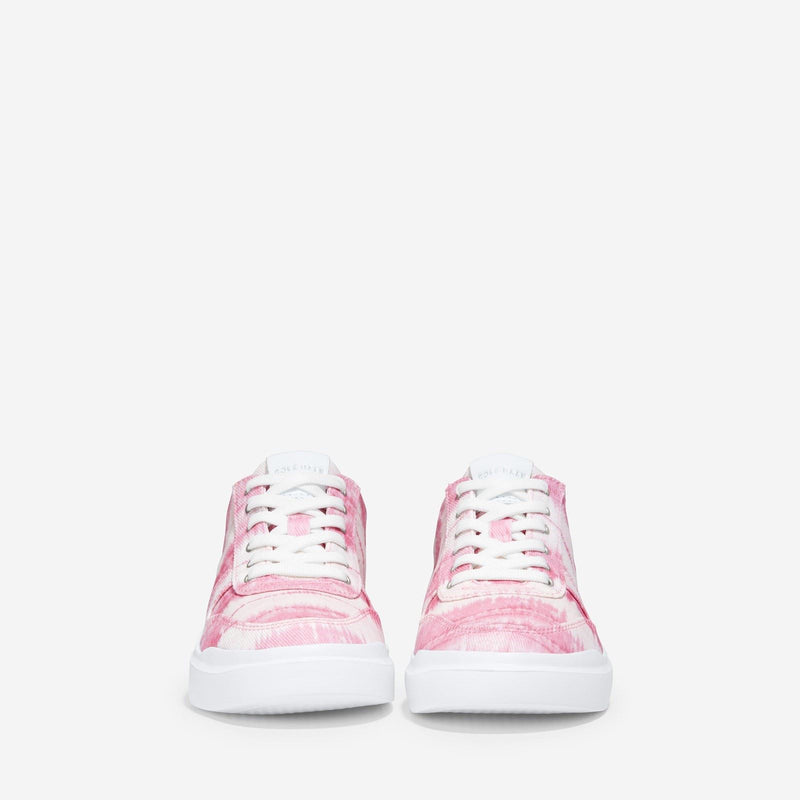 Cole Haan GrandPro Rally Canvas 100% Cotton Women's Pink Ikat Print/Optic White Sneakers