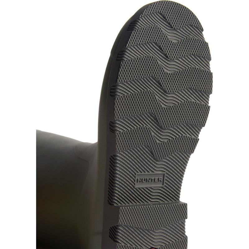 Hunter Field Downpour Boot Rubber Women's Dark Olive/Black Wellington Boots