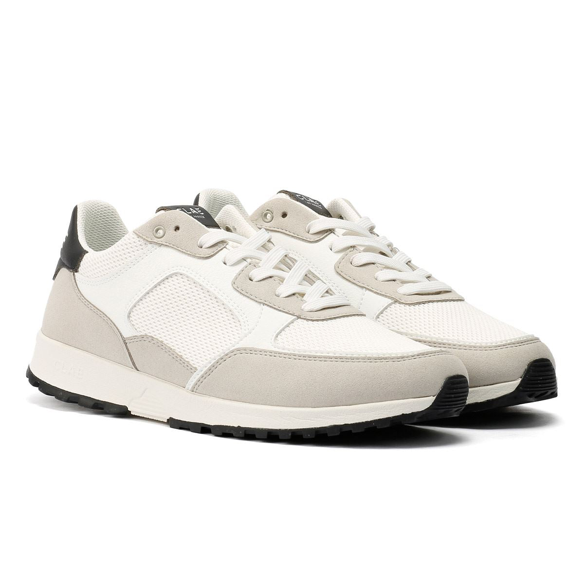 Clae Joshua Men's Microchip/White/Navy Sneakers