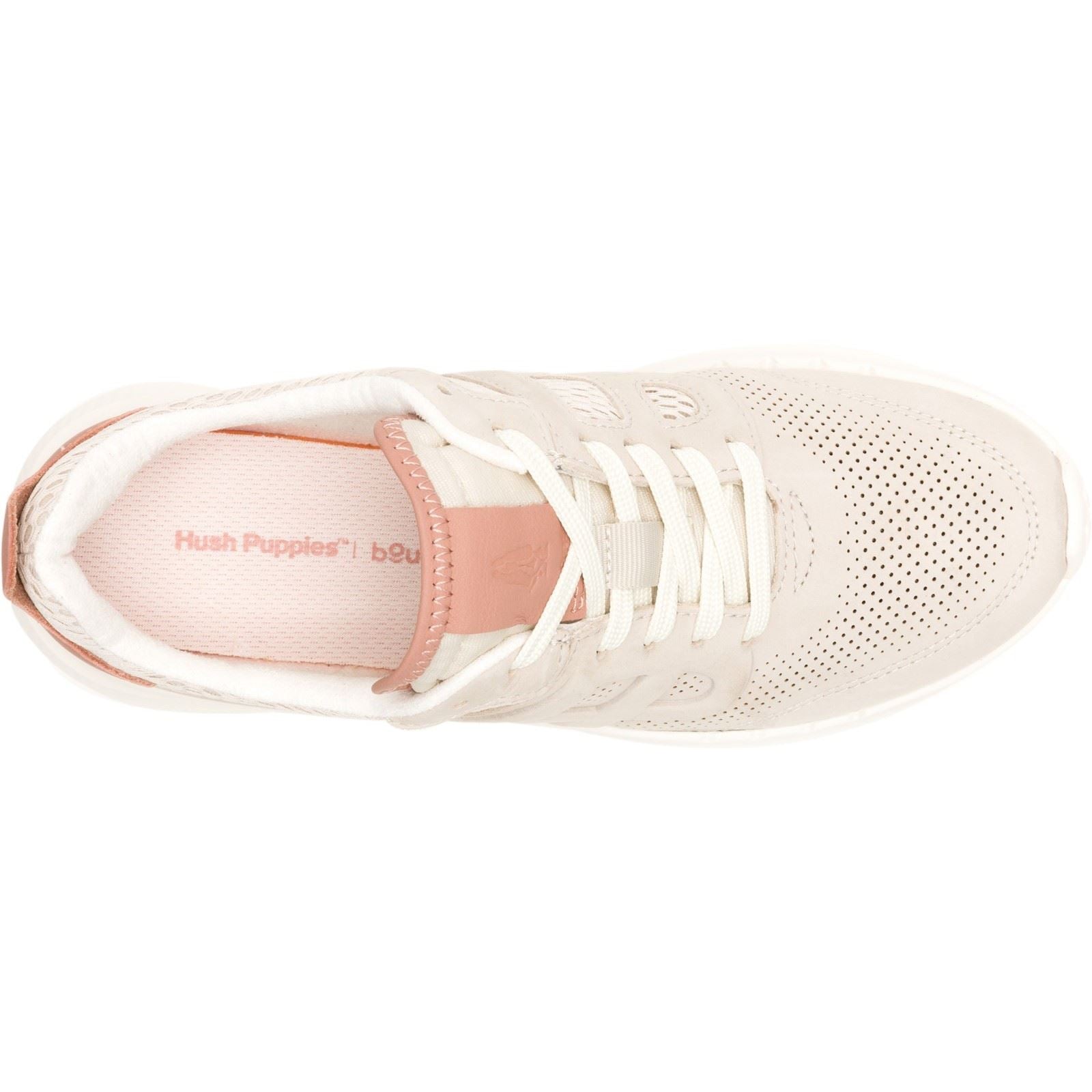 Hush Puppies Seventy8 Runner Suede Women's Stone Sneakers