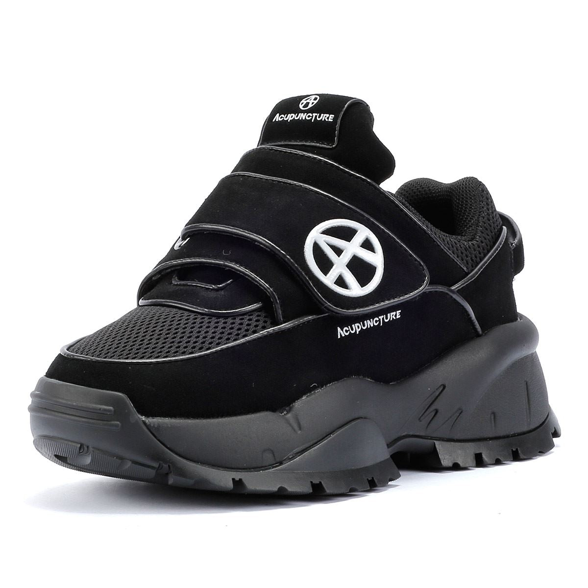 Acupuncture BG Beefer Suede Triple Black Sneakers
