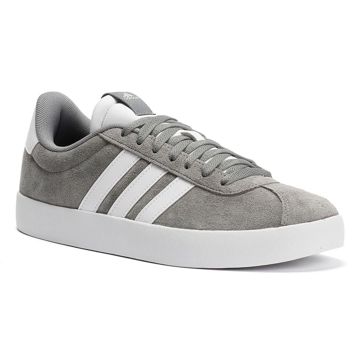 Adidas VL Court 3.0 Leather Men's Gray/White Sneakers