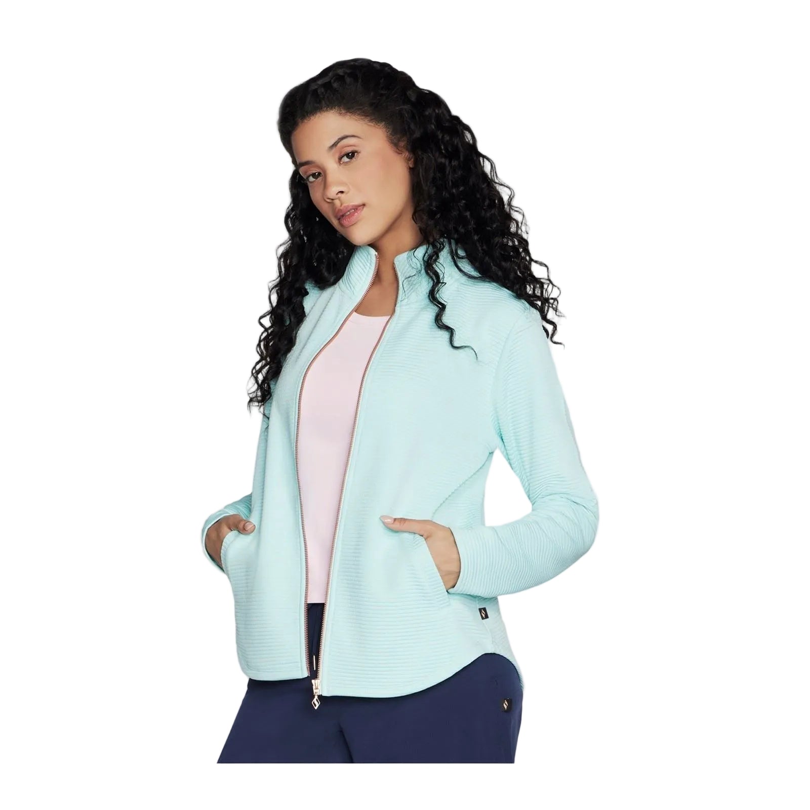 Skechers Performance GOWALK Shine Women's Turquoise Jacket