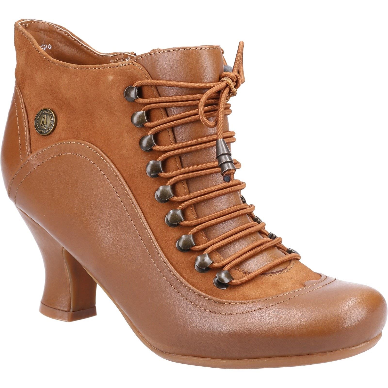 Hush Puppies Vivianna Leather Women's Tan Shoes