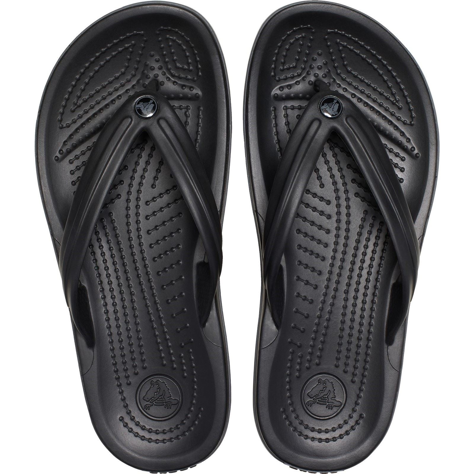 Crocs Crocband Rubber Black/Slate Grey Slides