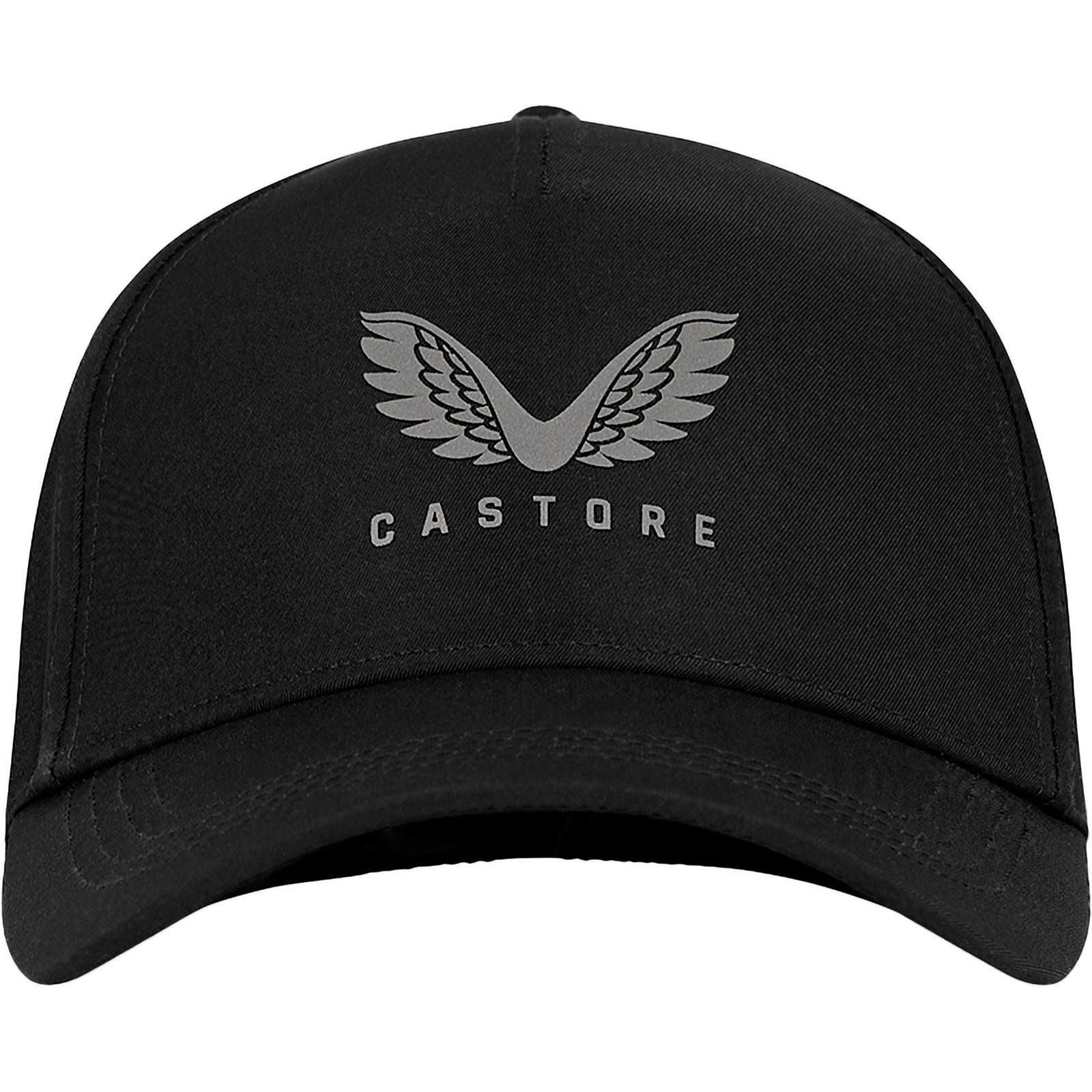 Castore Core Unisex Adults Black Baseball Caps - One Size