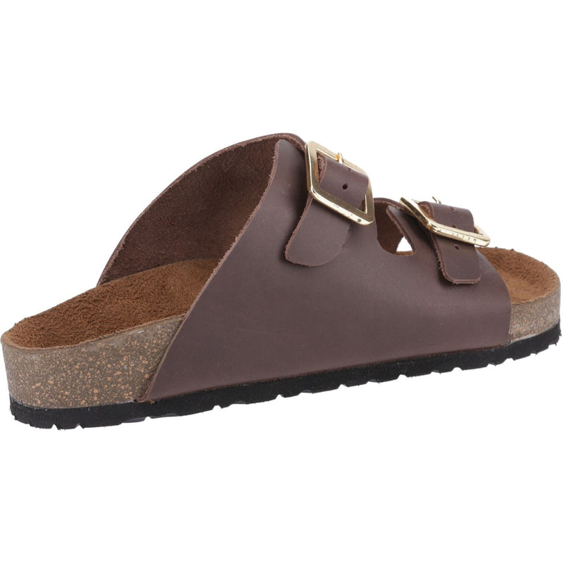 Cotswold Lushill Leather Women's Brown Sandals