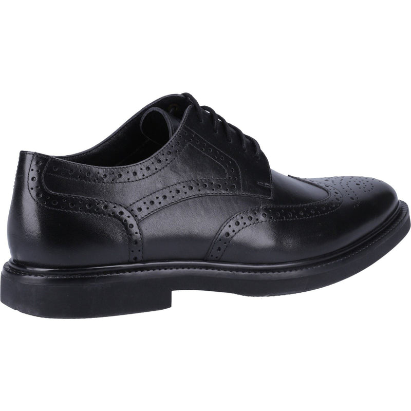 Hush Puppies Kingston Leather Men's Black Brogues Shoes
