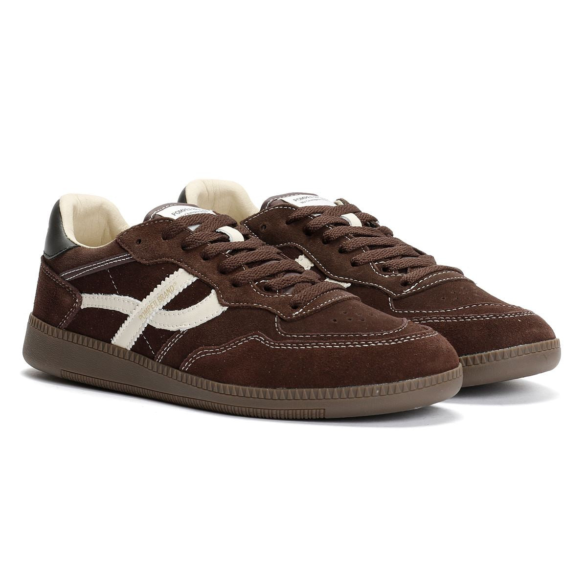 Pompeii Elan Sala Suede Men's Ecru/Biscuit Sneakers