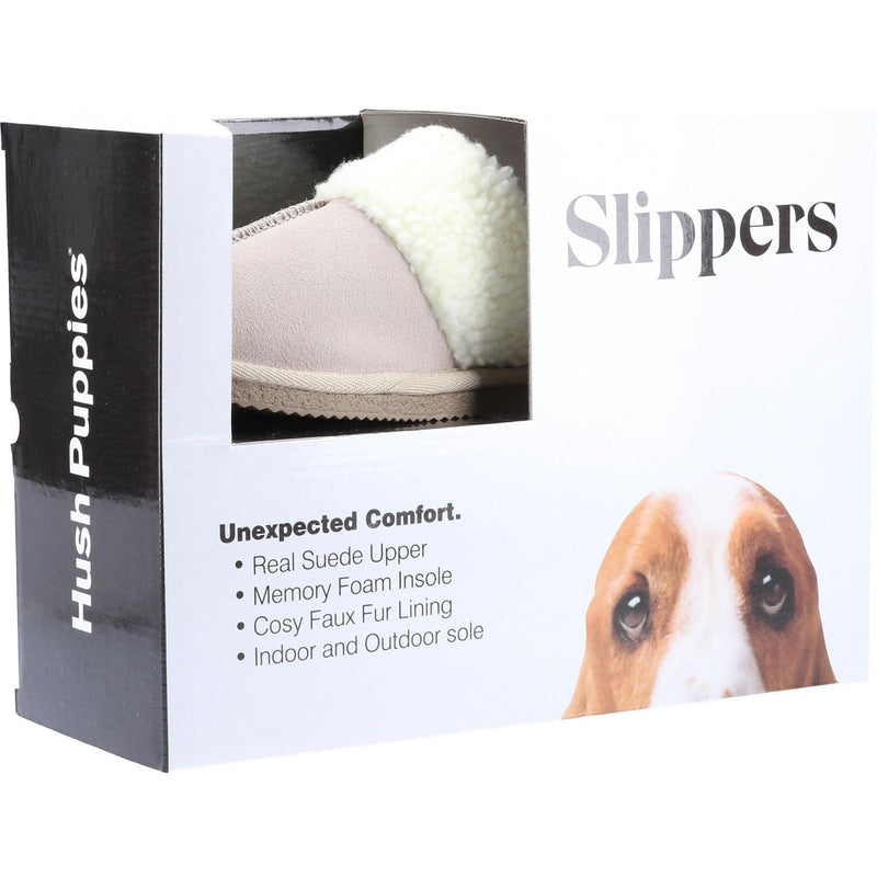 Hush Puppies Arianna Suede Women's Beige Slippers
