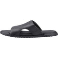Hush Puppies Callum Slide Leather Men's Black Sandals