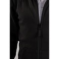 Helly Hansen Workwear Manchester Zip Cotton Men's Black Hooded Sweatshirt