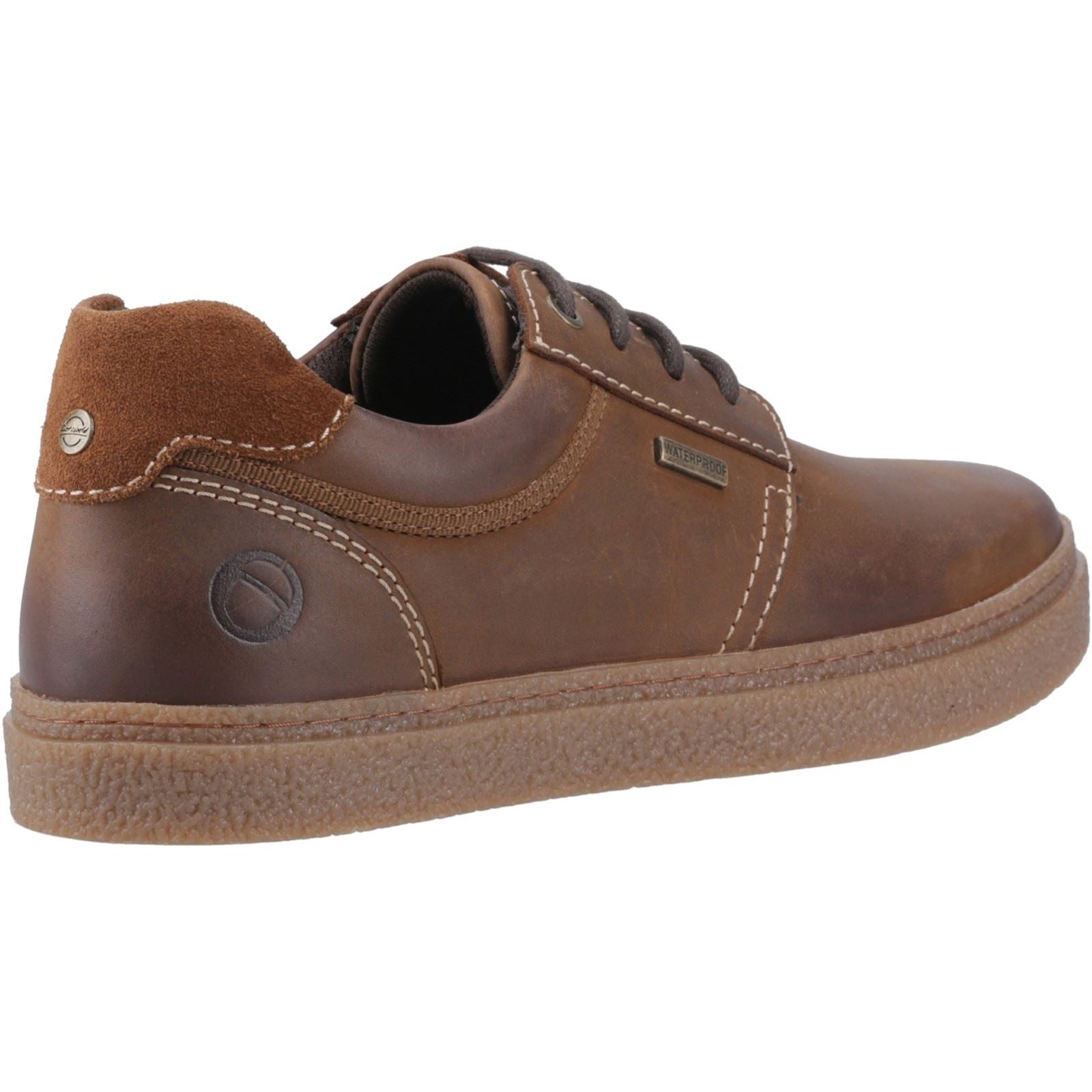 Cotswold Sapperton Leather Men's Tan Lace-Up Shoes