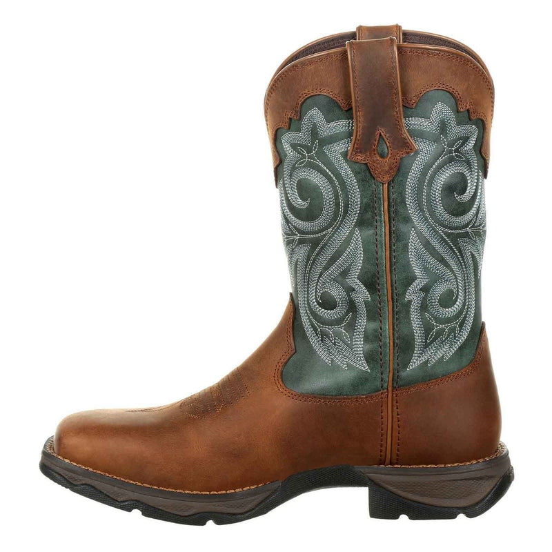 Durango Lady Rebel Leather Women's Brown Evergreen Boots