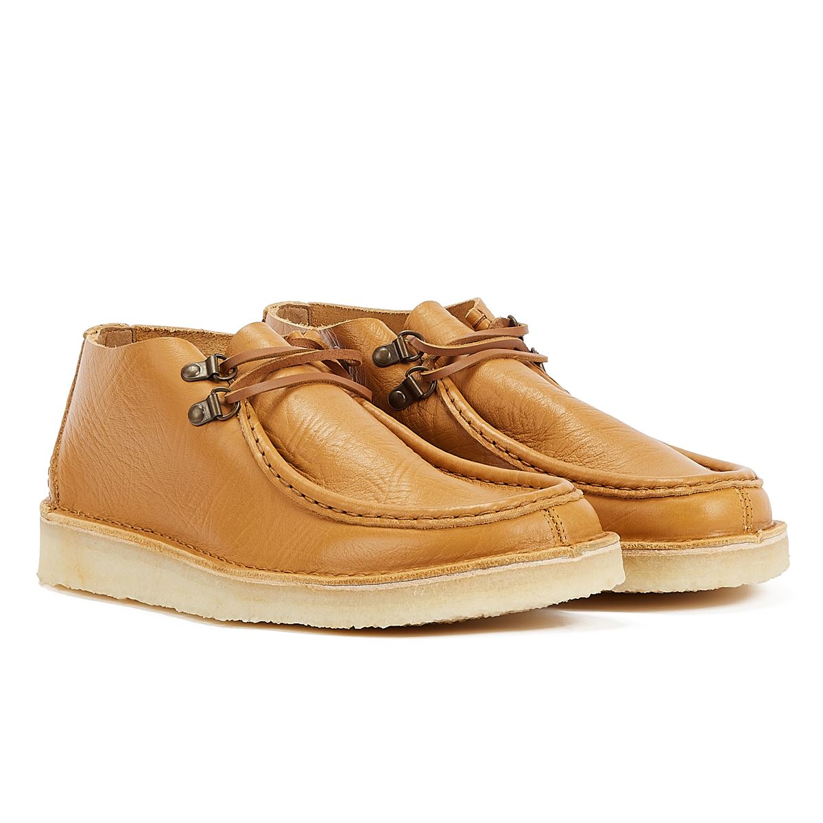 Clarks Originals Desert Nomad Leather Curry Men's Light Tan Boots