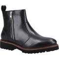 Hush Puppies Grace Zip Suede Women's Black Boots