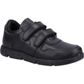 Hush Puppies Lucas JNR Leather Boys's Black Shoes