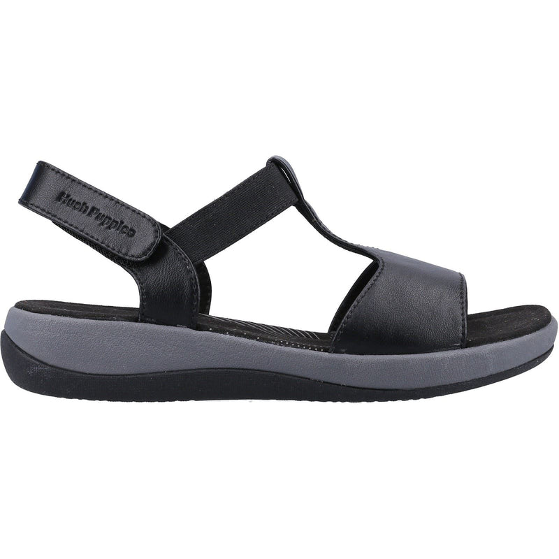 Hush Puppies Sylvie Leather Women's Black Sandals