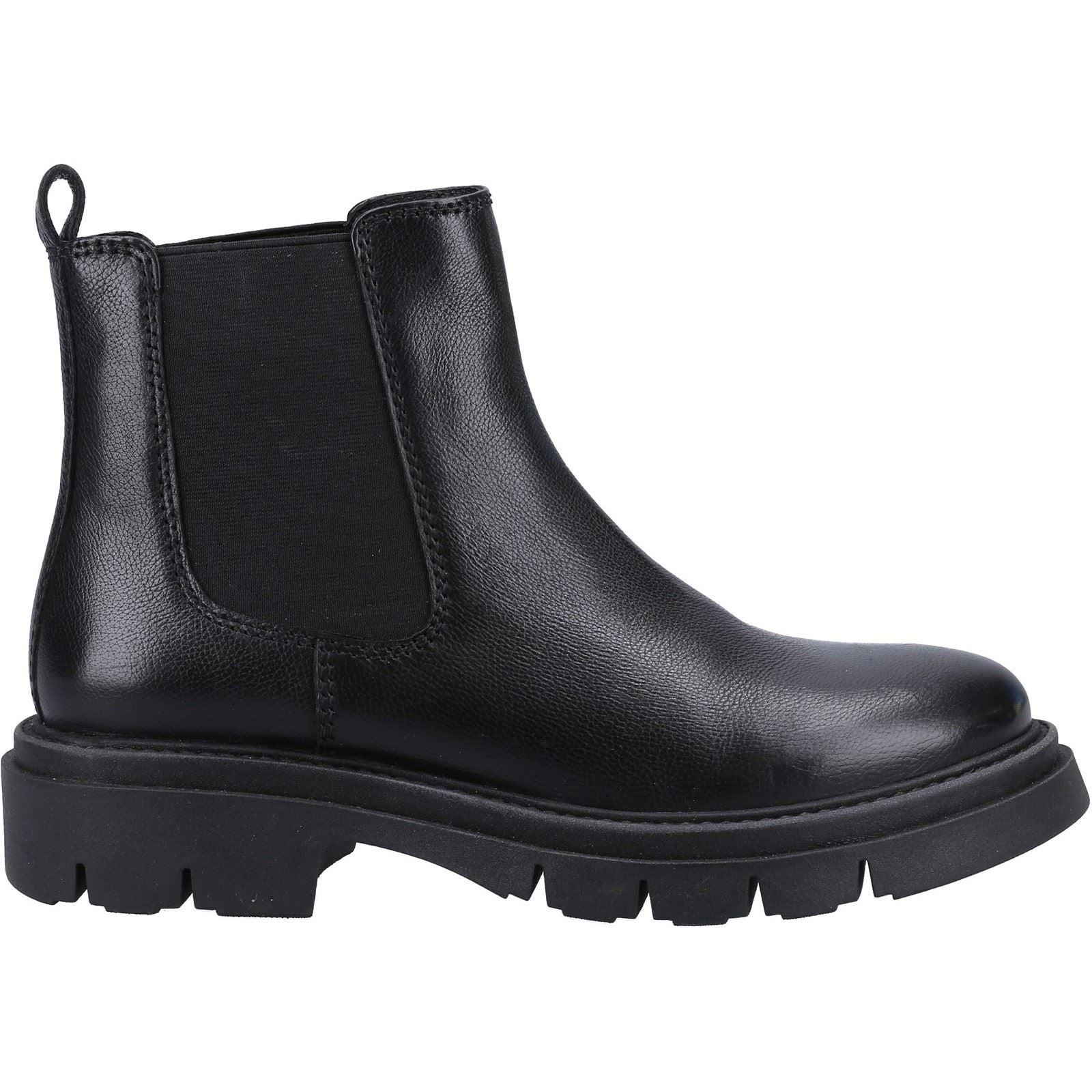 Hush Puppies Raya Chelsea Leather Women's Black Boots
