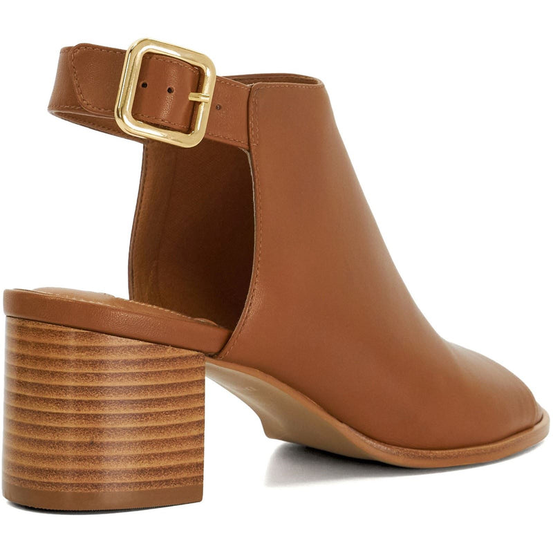 Dune Joupin Leather Women's Tan Sandals