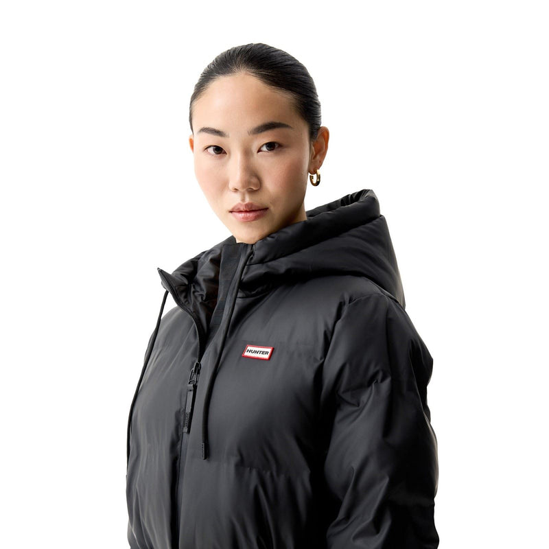 Hunter Hutchison Sonic Long Puffer Jacket Women's Black Puffer Jackets