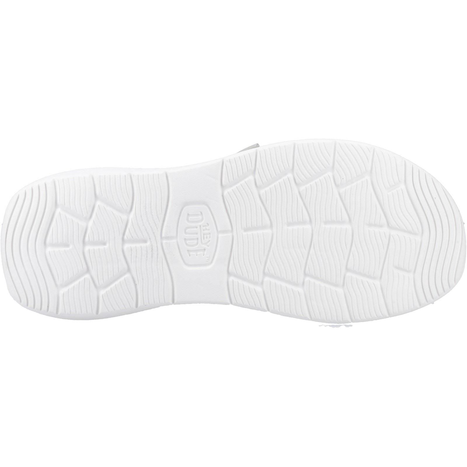 HEYDUDE Wendy COMF Leather Women's Grey/Snake Moccasins Shoes