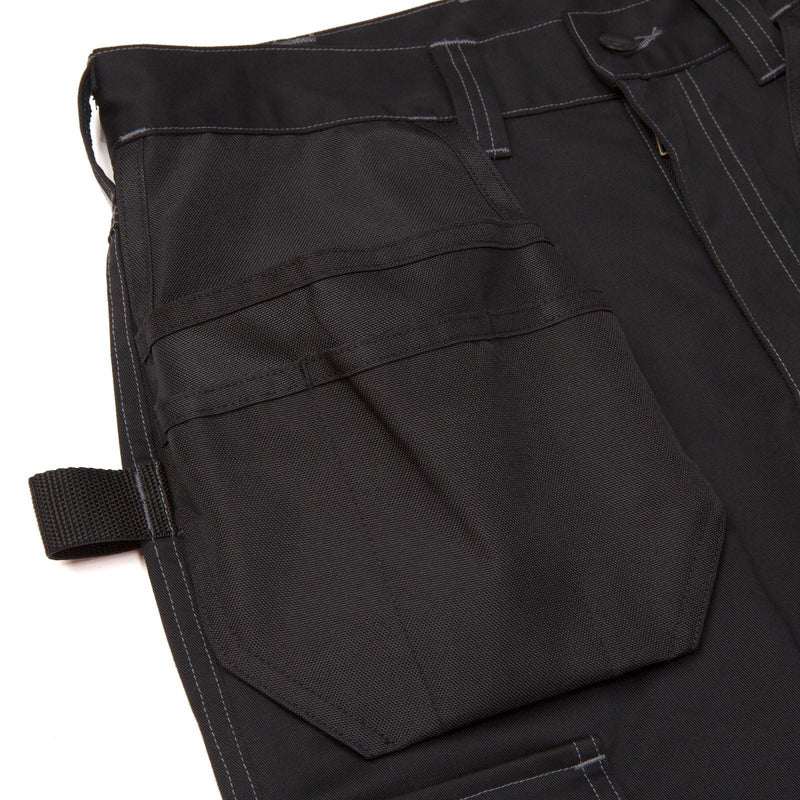 Caterpillar Essential Knee Pocket Stretch Holster Synthetic Men's Black Outdoor Trousers