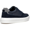 Geox U DEIVEN Leather/Suede Men's Navy Trainers