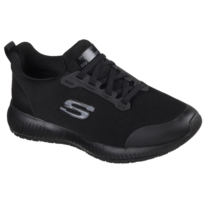 Skechers Workwear Squad SR Textile Women's Black Safety Sneakers