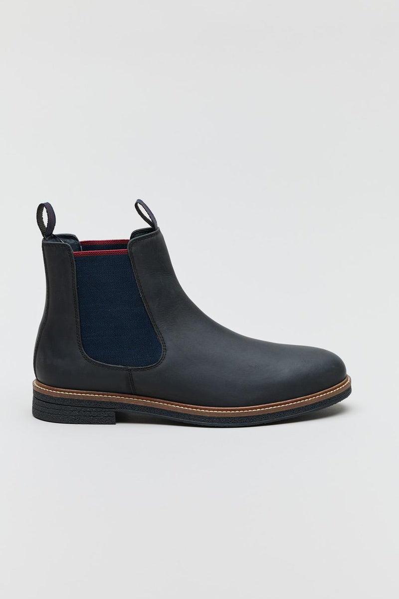 Ben Sherman Walker Chelsea Leather Men's Black Boots