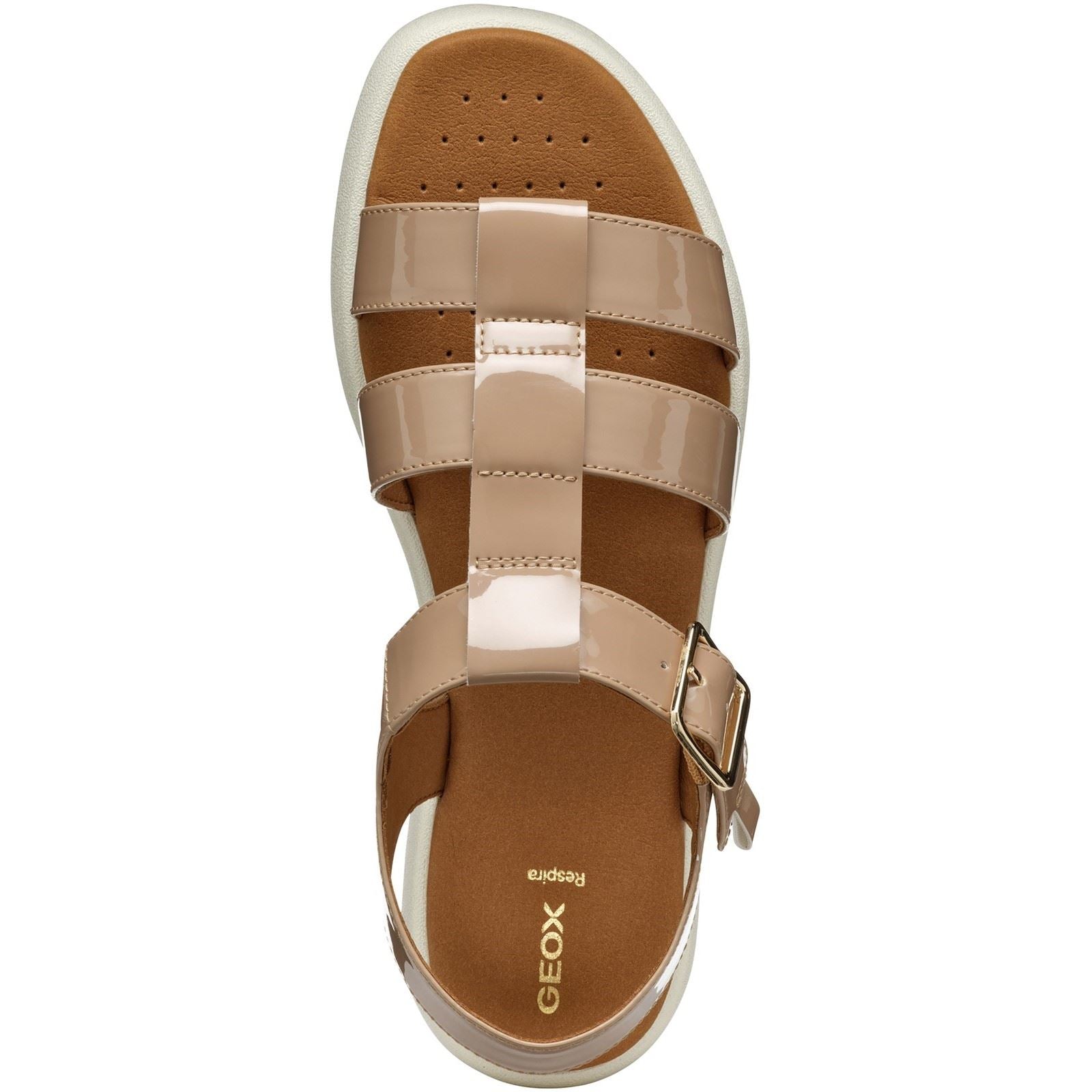 Geox D CAMALEI Synthetic Synthetic Women's Caramel Sandals