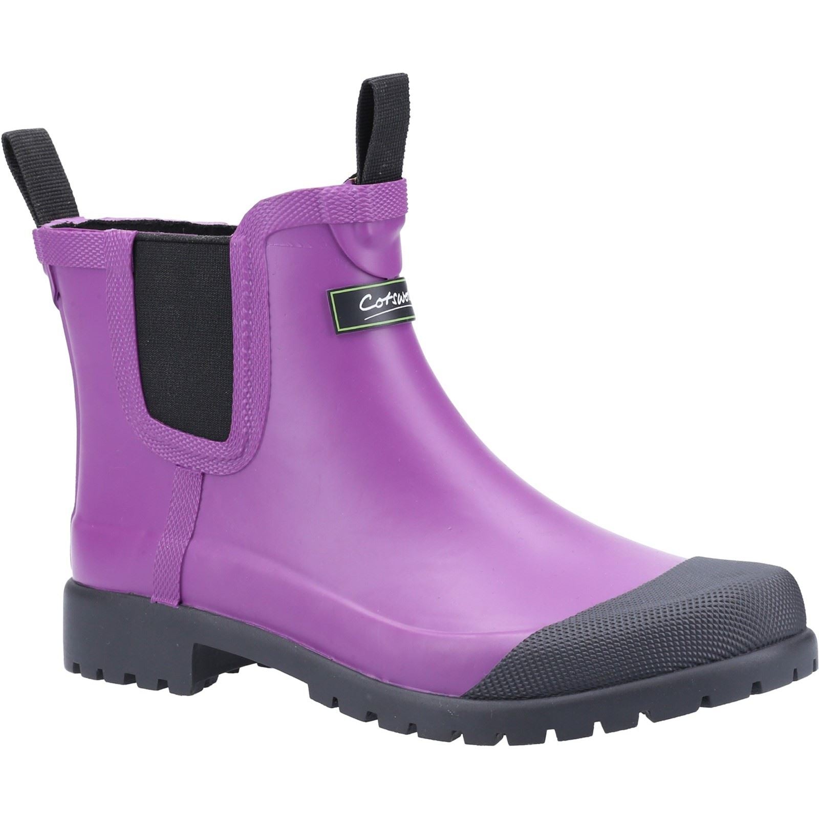 Cotswold Blenheim Rubber Purple Wellington Boots