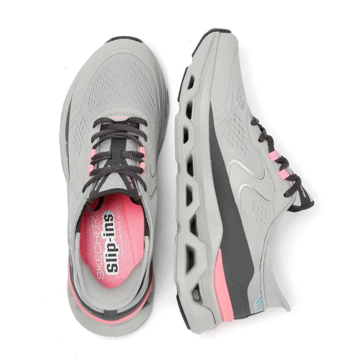 Skechers Slip-Ins Glide Step Altus Mesh Women's Gray Sneakers