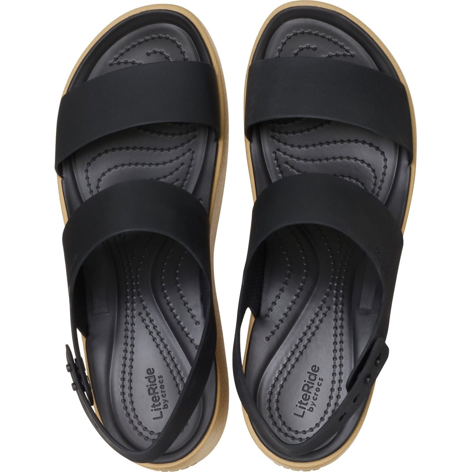 Crocs Brooklyn Sky EVA Women's Black/Cashew Sandals