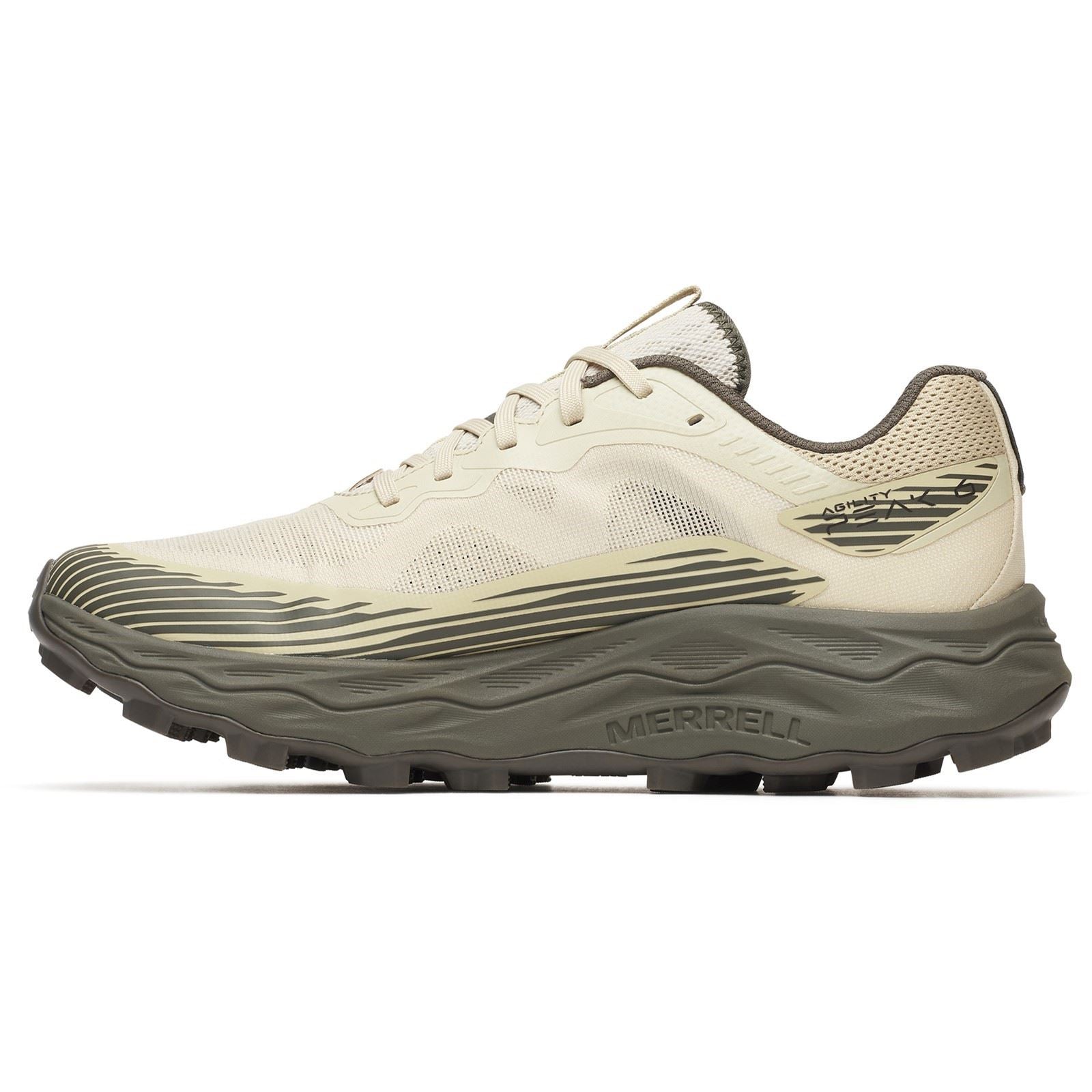 Merrell Agility Peak 6 Runner Polyurethane Men's Burlap Trail Running Shoes