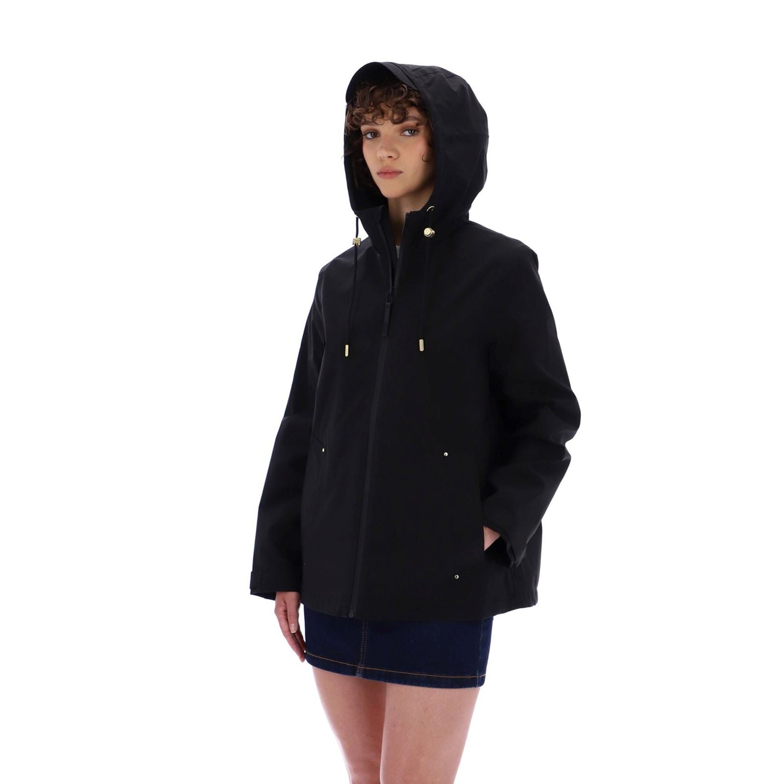 Hunter Original Lightweight Waterproof Women's Black Rain Jacket