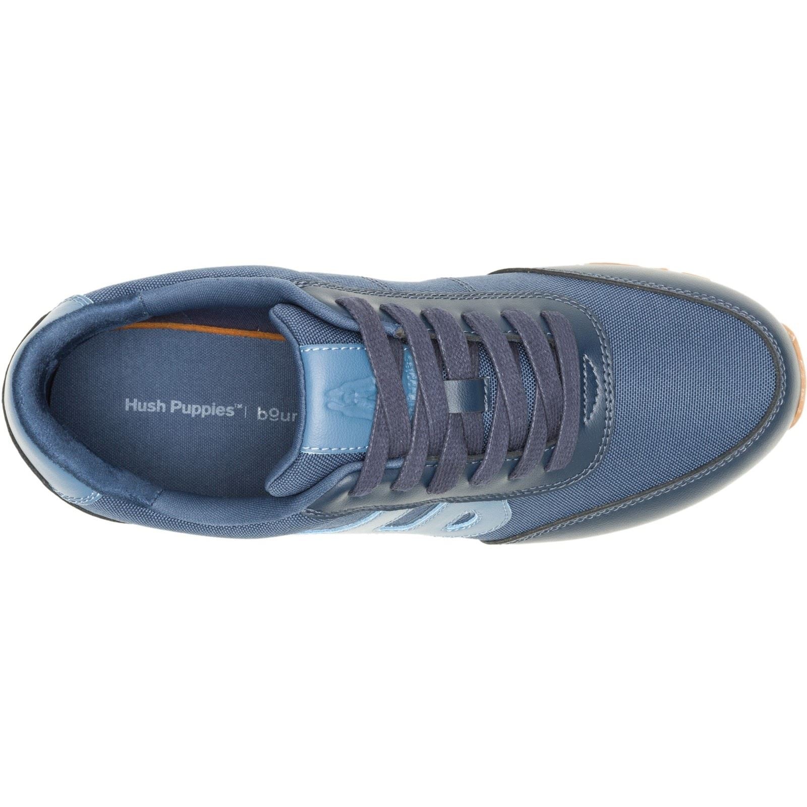 Hush Puppies Seventy8 Leather Men's Blue Sneakers