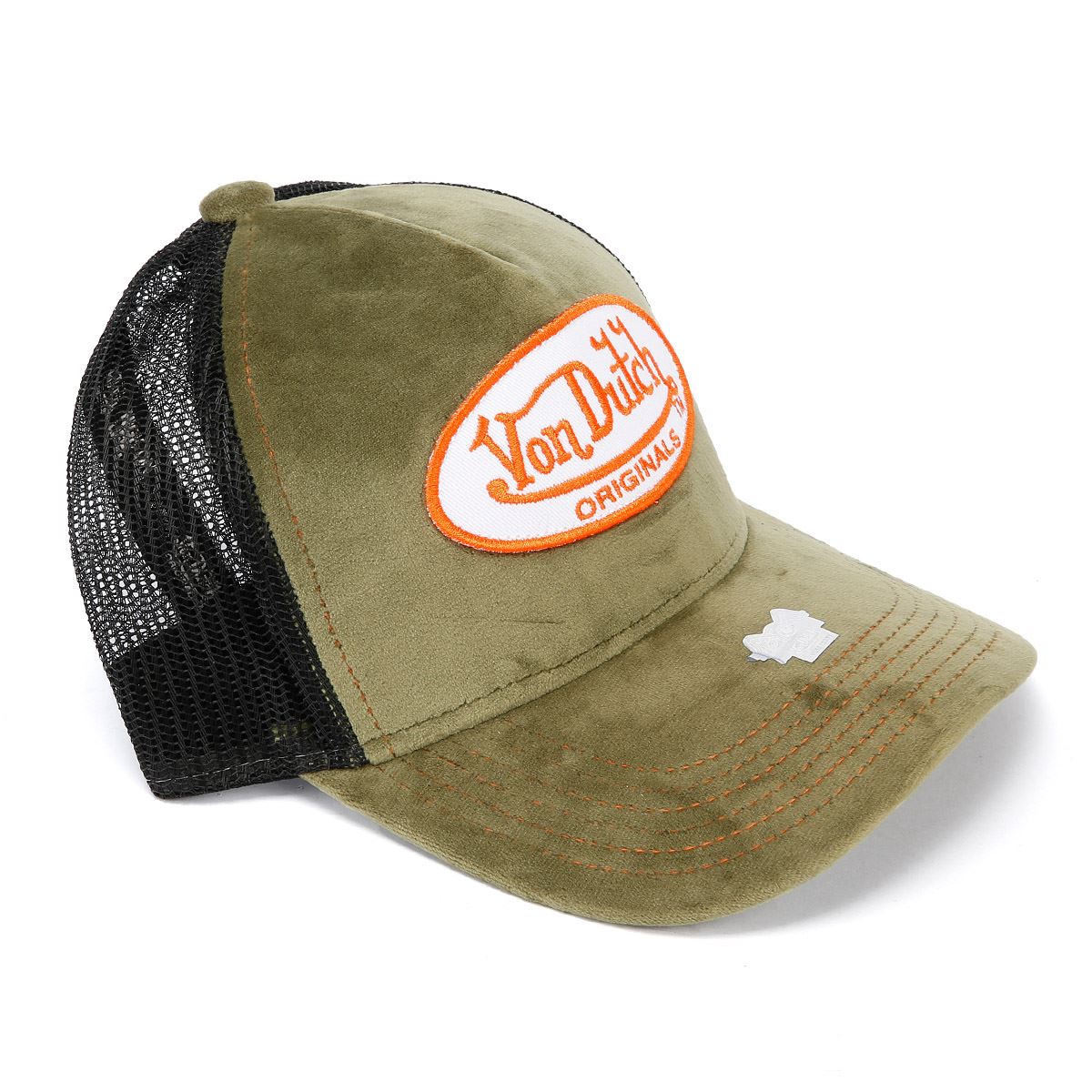 Von Dutch Trucker Kent Cotton Khaki/Black Caps
