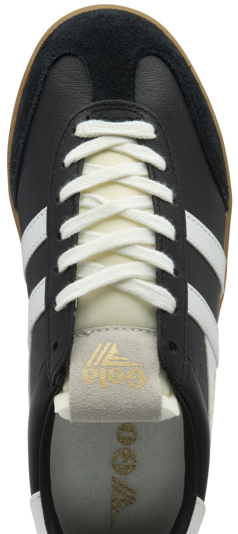 Gola Cyclone Leather Women's Black/White/Gum Sneakers