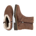 TOMS Ionie Moto Waxy Suede Women's Dark Brown Boots