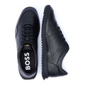 Boss Zayn Low Leather Men's Black/Gold Sneakers