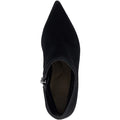 Dune Obsessively Suede Women's Black Heeled Ankle Boots