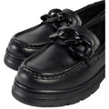 Pod Mina Leather Girls's Black Loafers